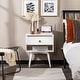 preview thumbnail 4 of 51, Middlebrook Mid-Century Solid Wood 1-Drawer, 1 Shelf Nightstand