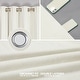 preview thumbnail 8 of 95, Deconovo Faux Linen Total Blackout with Coating Curtains (2 Panel)