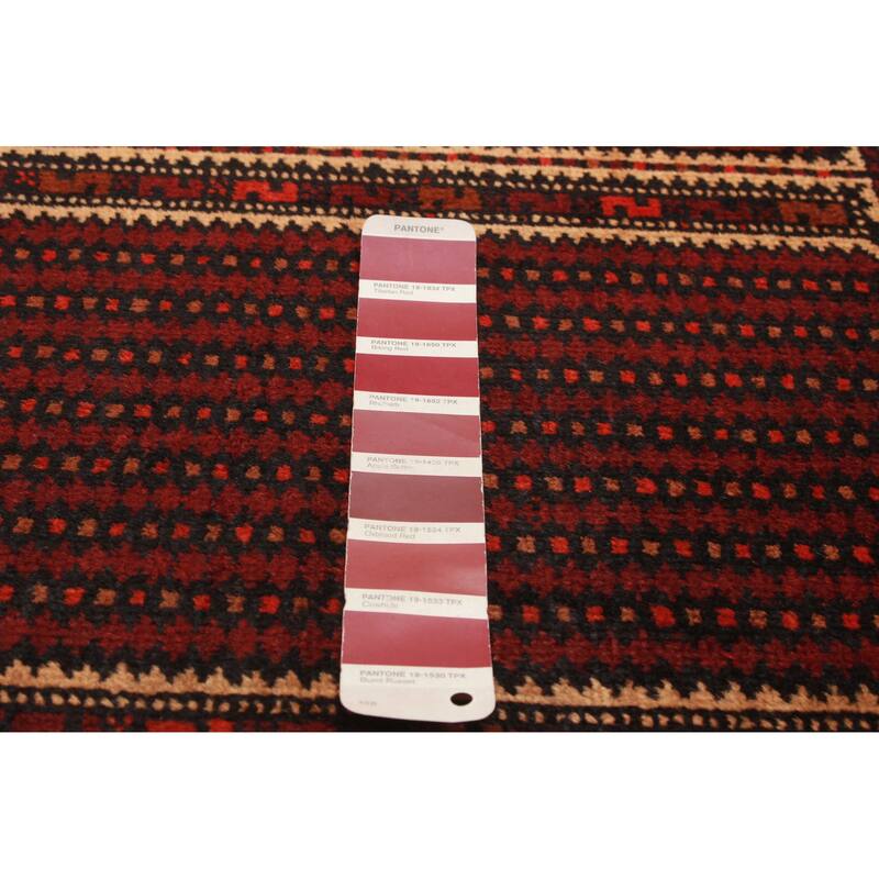 Teimani Burgundy Rug 2'7" x 4'6" - 2'7 x 4'6