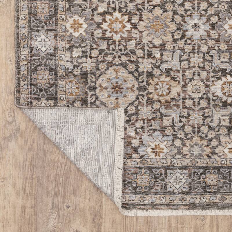 Style Haven Marley Vintage Floral Traditional Fringed Area Rug