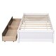 preview thumbnail 12 of 20, Twin Size Solid Wood Bed with 2 Drawers