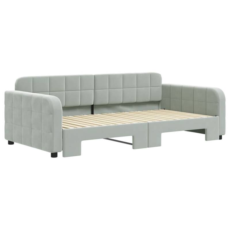 vidaXL Day Bed Upholstered Sofa Bed Daybed for Bedroom Living Room Velvet