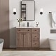 preview thumbnail 18 of 112, 36"/48"/60"/72" Bathroom Vanity Set with Sink & Faucet 36" - 36"-Brown