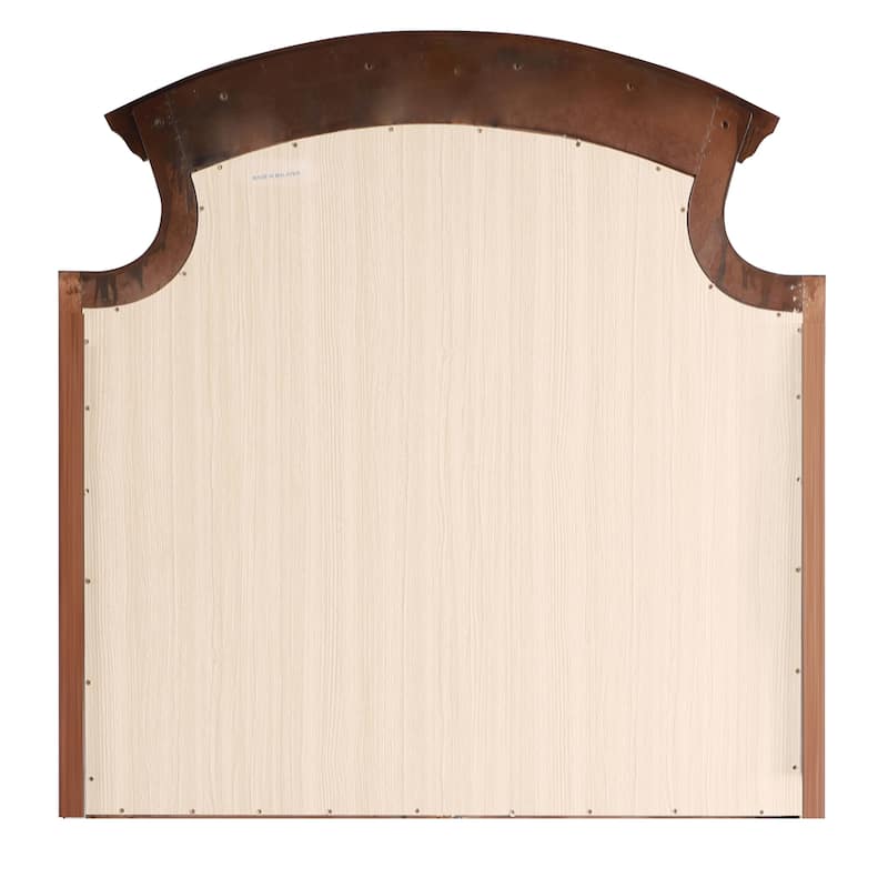Wooden Arch Framed Dresser Wall Mirror - 44" - Brown