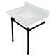 Option Marble White / Matte Black