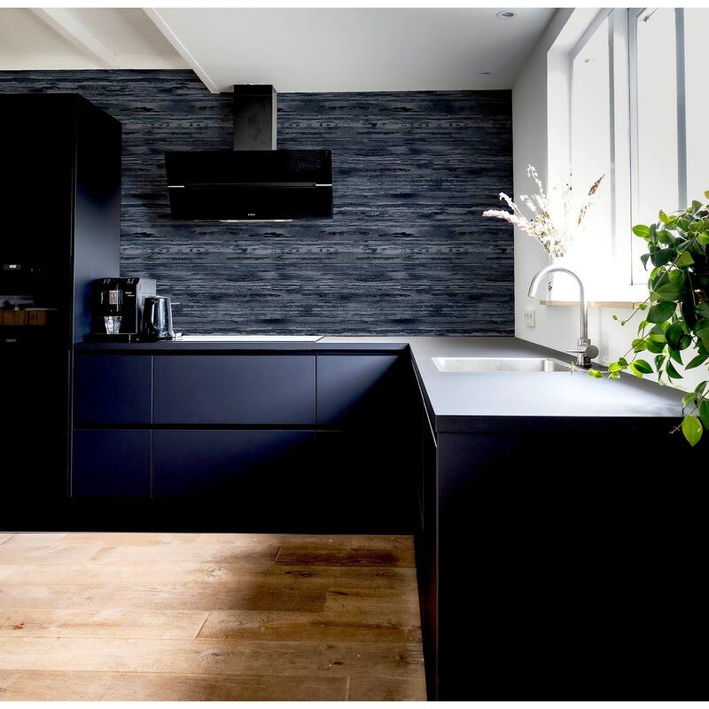 Arthouse Philomena Denim Striated Wallpaper