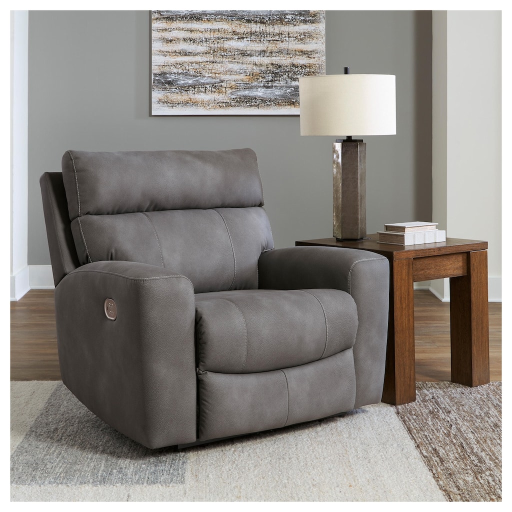 Signature Design by Ashley Next-Gen DuraPella Gray Power Recliner