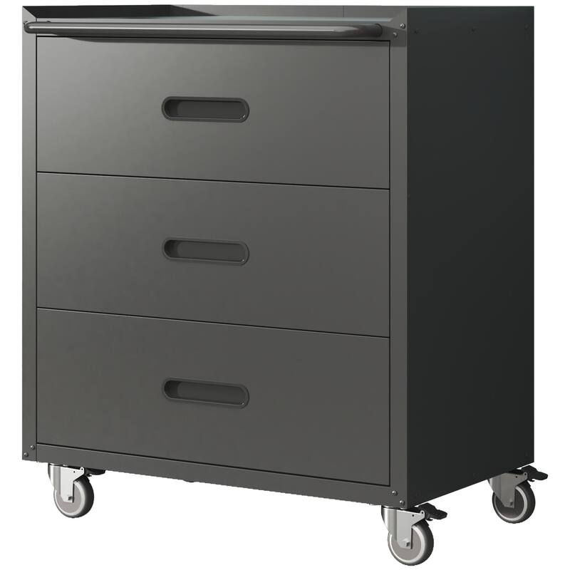 3-Drawer Heavy-Duty Mobile Cabinet
