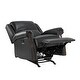 preview thumbnail 28 of 62, Ilario 32.67'' Wide Genuine Leather Manual Rocker Recliner, Set of 2