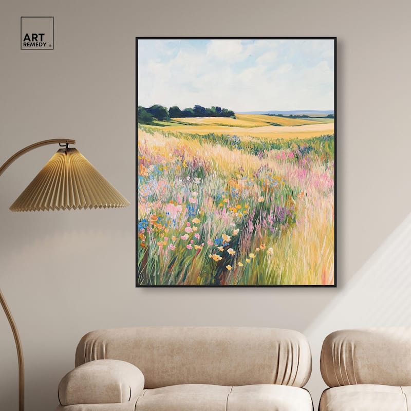 Open Field II Canvas by Art Remedy