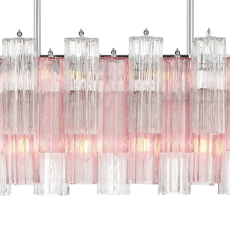 Crystorama Lighting Group ADD-317-SP Addis 14 Light 52" Wide Linear