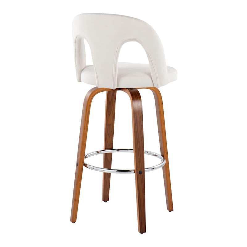Ava Upholstered 30" Fixed-Height Counter Stool - Set of 2