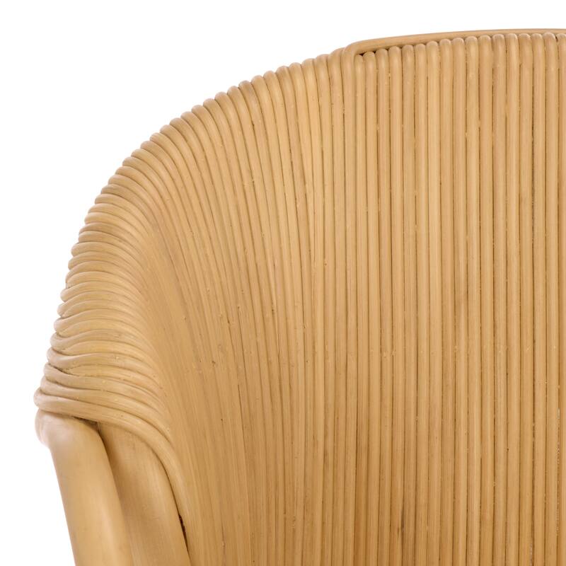 SAFAVIEH Home Alyona Rattan Arm Chair - 26"W x 24"D x 31"H