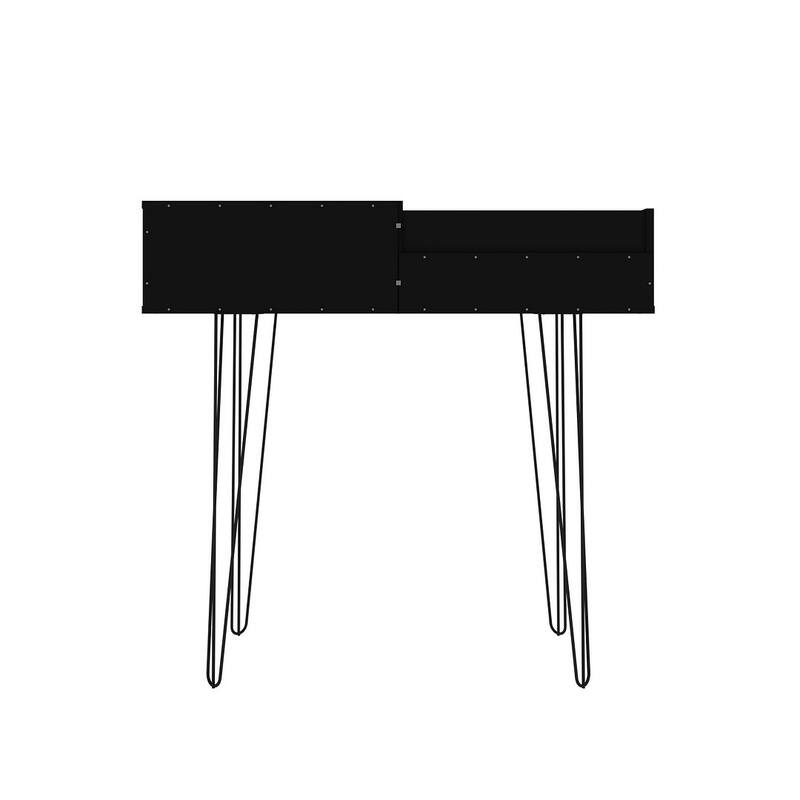 Manhattan Comfort Rockefeller 39.37 Entryway Console with 3 Compartments