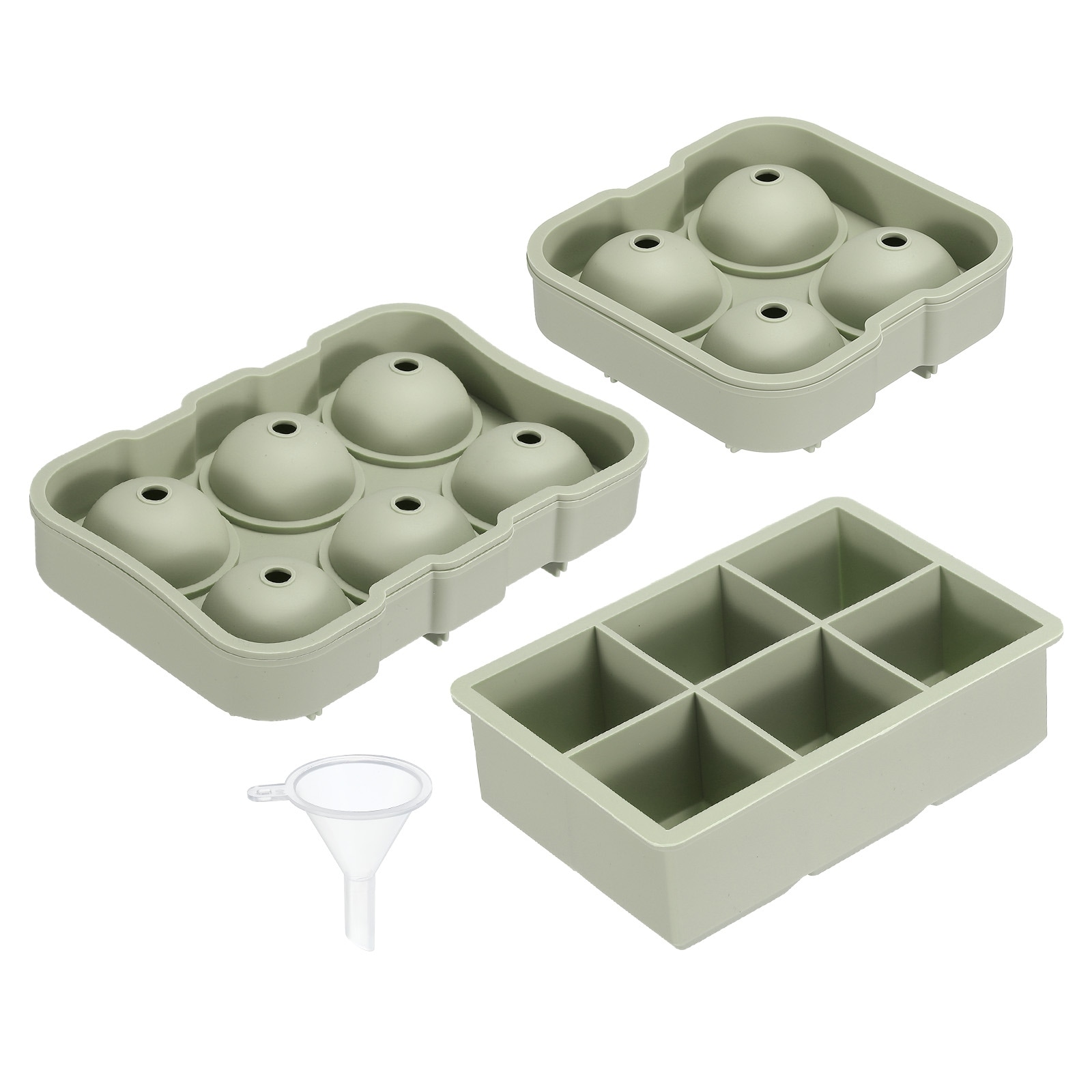 True Sphere Ice Tray, Dishwasher-Safe Silicone Ice Mold, Makes 2
