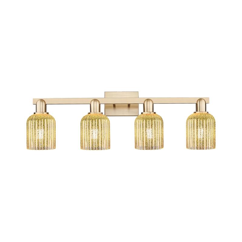 Innovations Lighting Downtown Urban - Bridal Veil - 4 Light 32" Bath Vanity Light