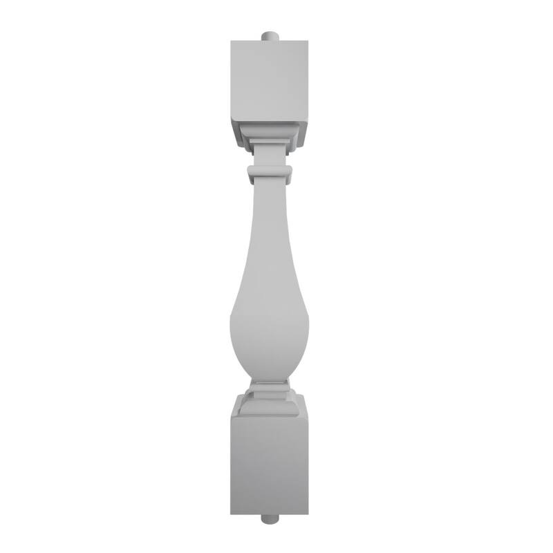 Fiberthane 700 Series Arcadian Baluster, Factory Primed - 5"W x 30"H