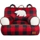preview thumbnail 16 of 17, Dearfoams Sherpa Plush Bean Bag Chair with Novelty Ears