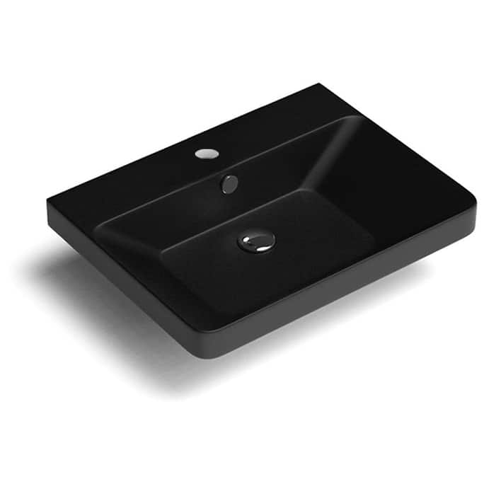 WS Bath Collections Luxury 60.01 Luxury 23-13/16" Rectangular Ceramic