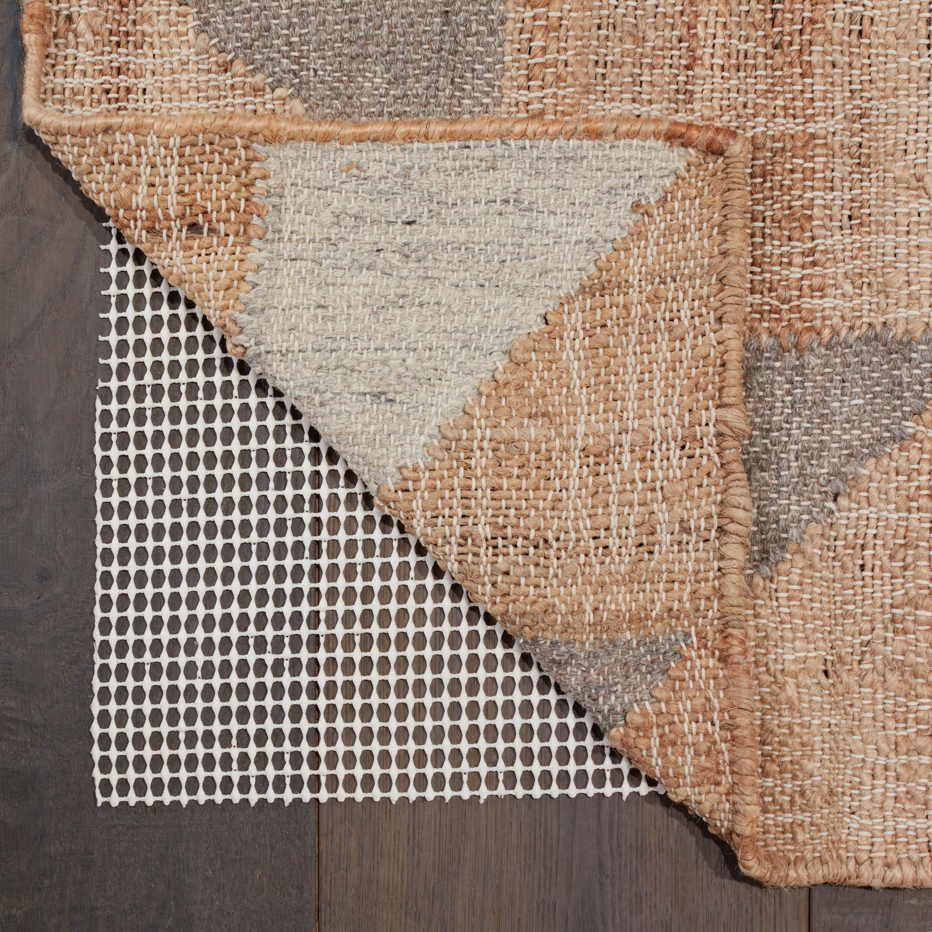 Standard Open Weave Rug Pad - White