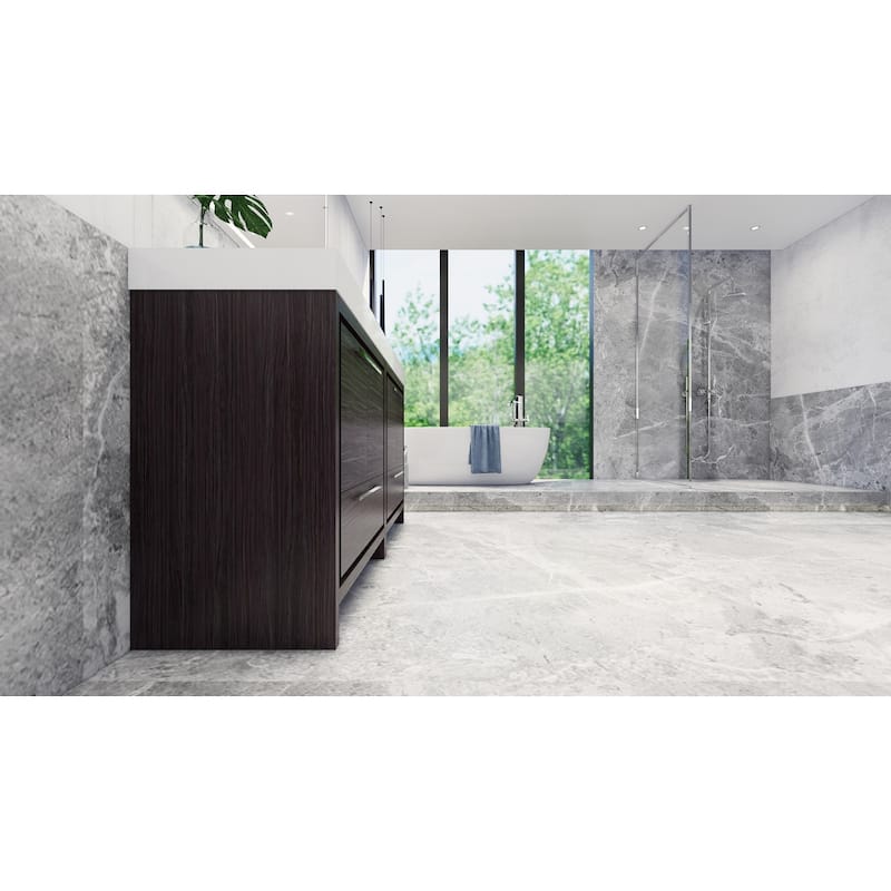 Dove 72'' Freestanding Vanity with Double Reinforced Acrylic Sink