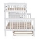preview thumbnail 27 of 29, Twin-Over-Full Bunk Kids Bed with Trundle, Storage and Guard Rail