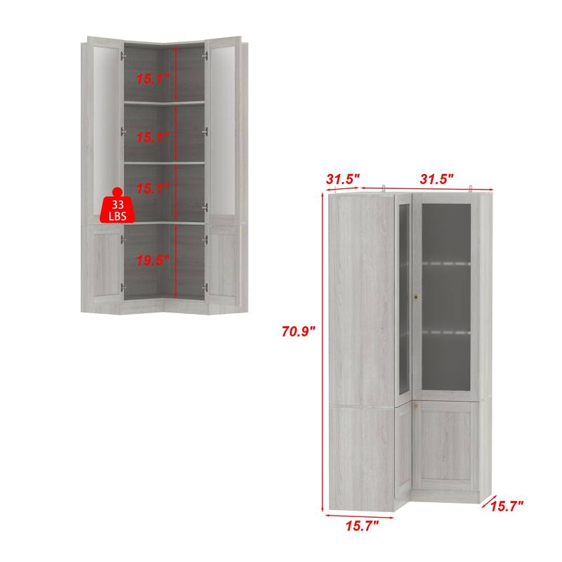 Elegant White Modular Bookcase: Stylish and Flexible Storage Solution for Your Home