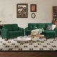 preview thumbnail 4 of 3, 3 Pieces Living Room Sets Green