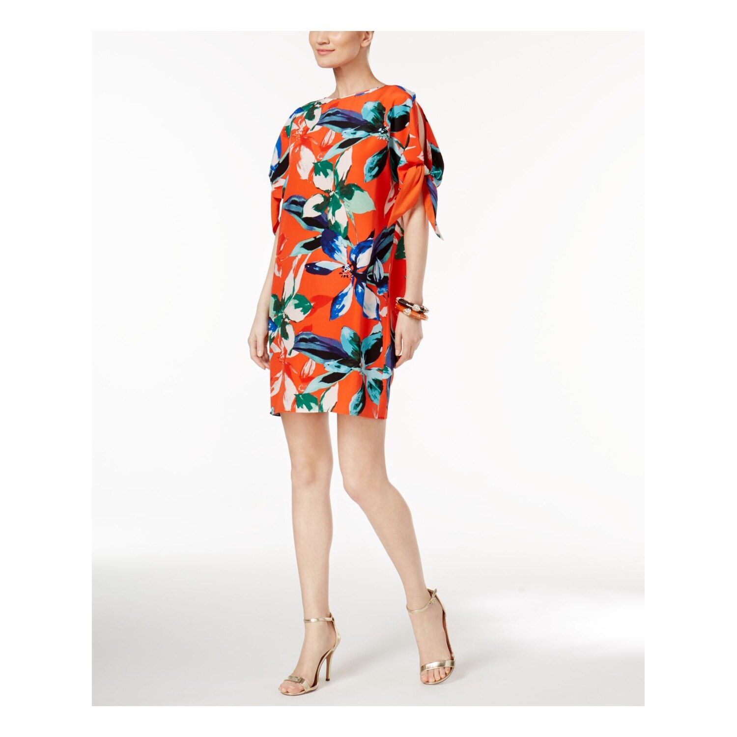 vince camuto orange dress