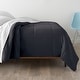 preview thumbnail 11 of 22, Ella Jayne Cozy Touch Down-Alternative Comforter Full - Queen - Black