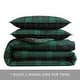 preview thumbnail 5 of 6, Eddie Bauer Woodland Tartan Green Cotton Duvet Cover Set