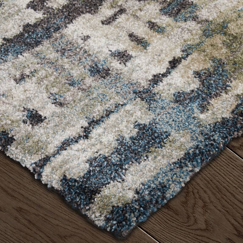 Peavy R39QB Abstract Modern Area Rug