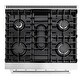 preview thumbnail 6 of 16, Cosmo 30 in. Freestanding Gas Range with 5 Sealed Burners and 4.5 cu. ft. Convection Oven in Stainless Steel