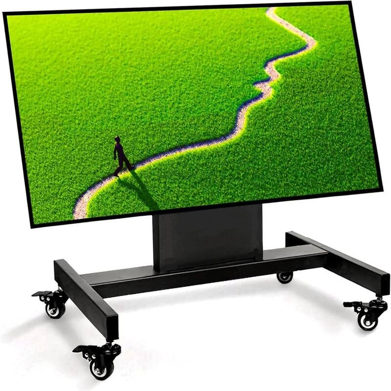Rolling TV Stand - Black