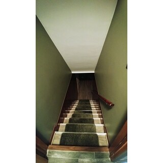 Shop Ottomanson Softy Solid Color Non Slip Stair Treads On Sale