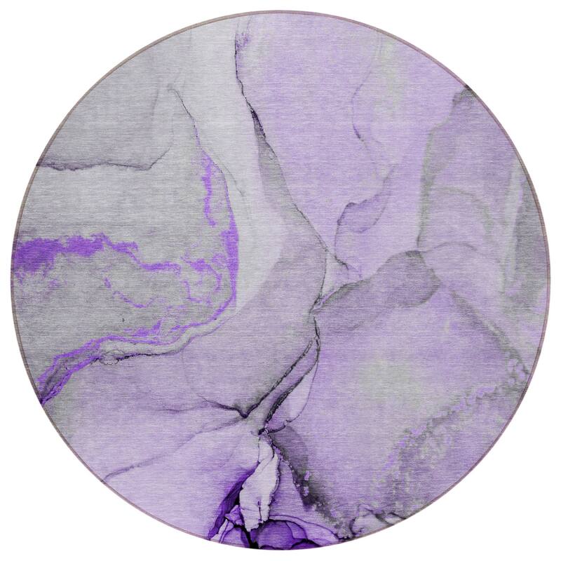 Allu Unique Abstract Weather Resistant Blended Style Outdoor Rug