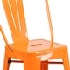 preview thumbnail 28 of 97, 24'' High Metal Indoor-Outdoor Counter Height Stool with Back