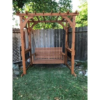 Top Product Reviews For Backyard Discovery Cedar Pergola Swing