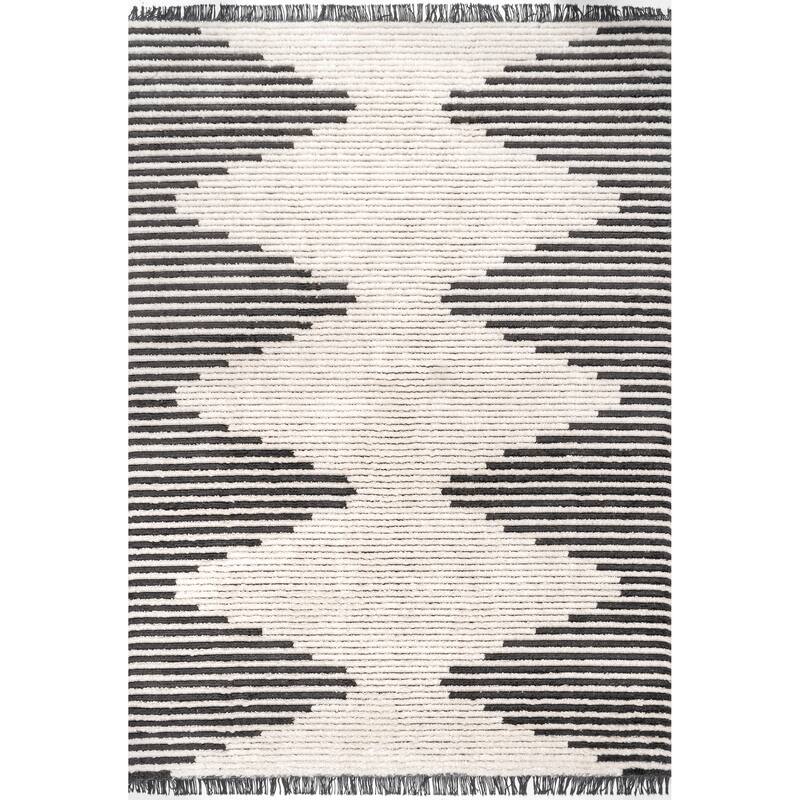 Nuloom Morgan Contemporary Shag Fringe Area Rug