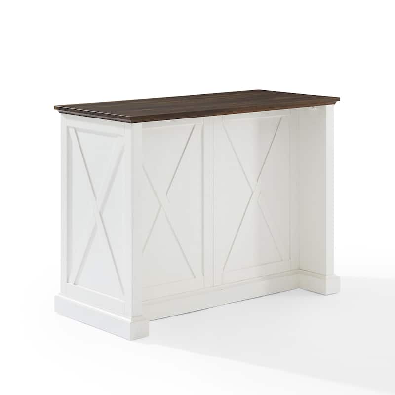 Crosley Clifton Kitchen Island - 23.63"d x 47.75"w x 36.25"h
