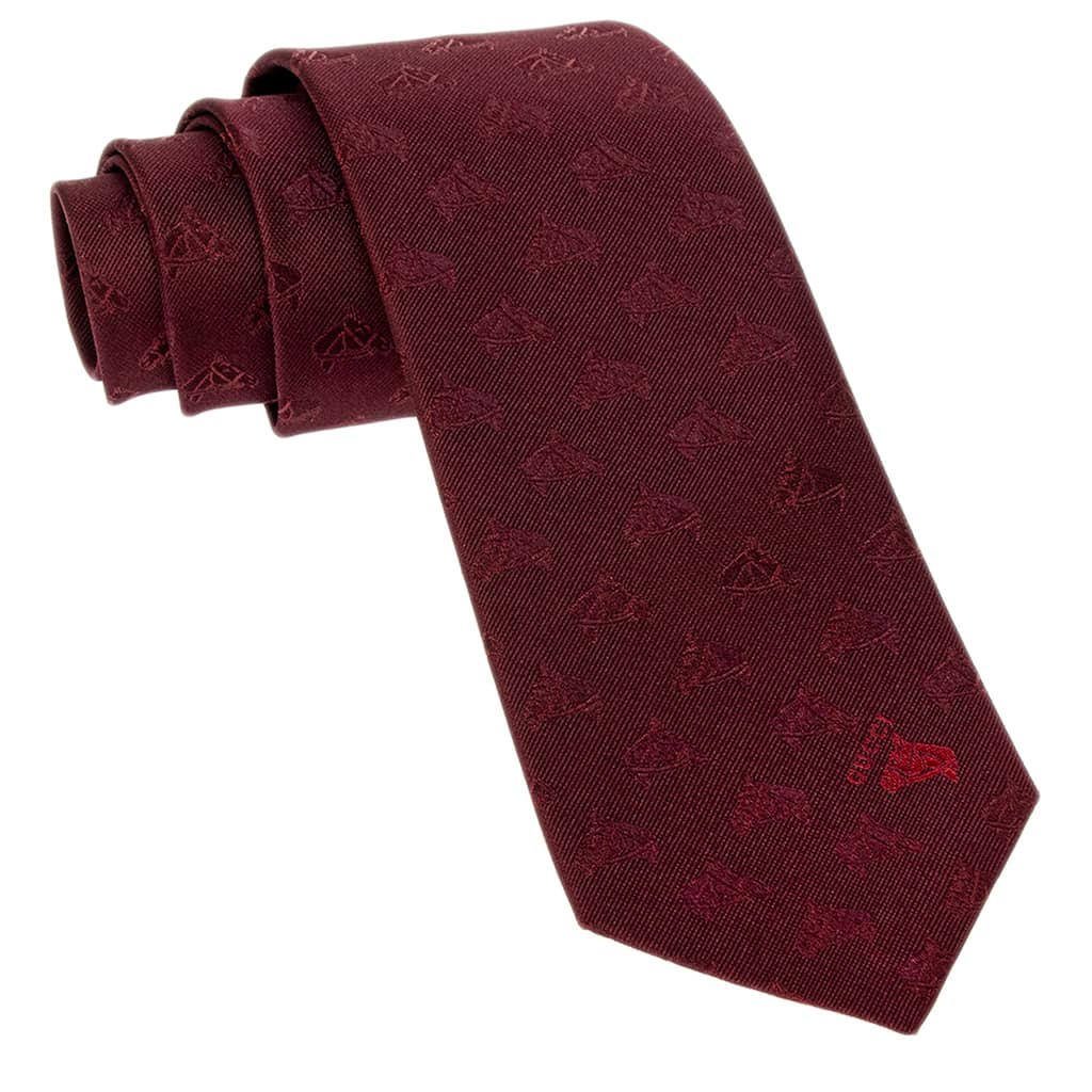 Gucci Equestrian Silk Jacquard Tie