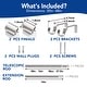 preview thumbnail 13 of 14, Deconovo 1 Inch Adjustable Curtain Rods for Window Steel Tube