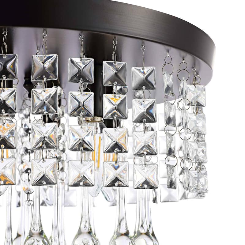 Modern Flush Mount Ceiling Light D15"H9"
