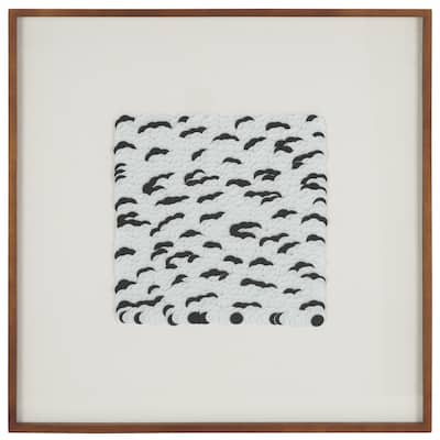 SAFAVIEH Home Nova 30-inch White/Black Framed Wall Art - Black/White