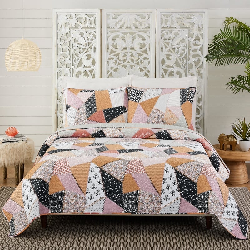 Jessica Simpson Crazy Couture 3-Piece Cotton Quilt Set - On Sale - Bed ...