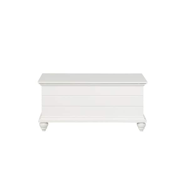 slide 2 of 15, Linon Whitehurst Cedar Storage Chest White