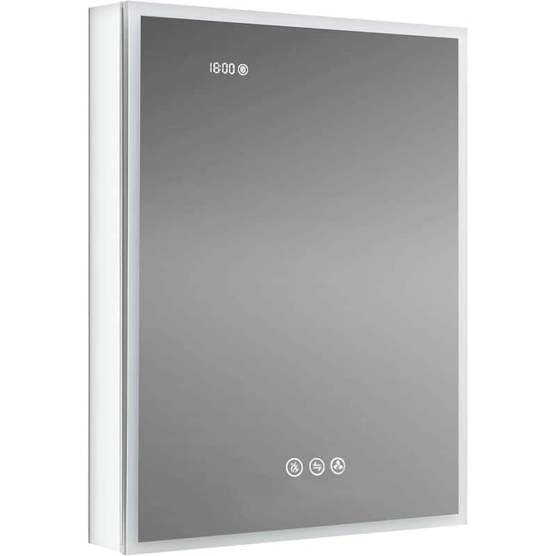 Blossom 20x32 Inch LED Bathroom Medicine with Cabinet, Lighted Mirror
