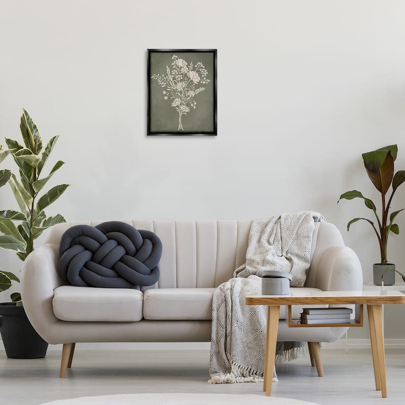 Stupell Wildflower Impression Bundle Framed Floater Canvas Wall Art Design By Cat Thurman Designs