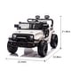 preview thumbnail 28 of 26, 24V Kids Ride On Car with Remote Control, Four-Wheel Suspension, Bluetooth, MP3, LED Headlights for Kids 3 Years Old