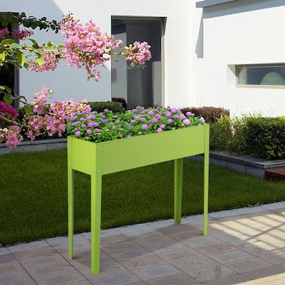 40 x 13 Raised Garden Bed for Easy Outdoor Planting and Gardening - 40" x 13" x 31.5" (L x W x H)